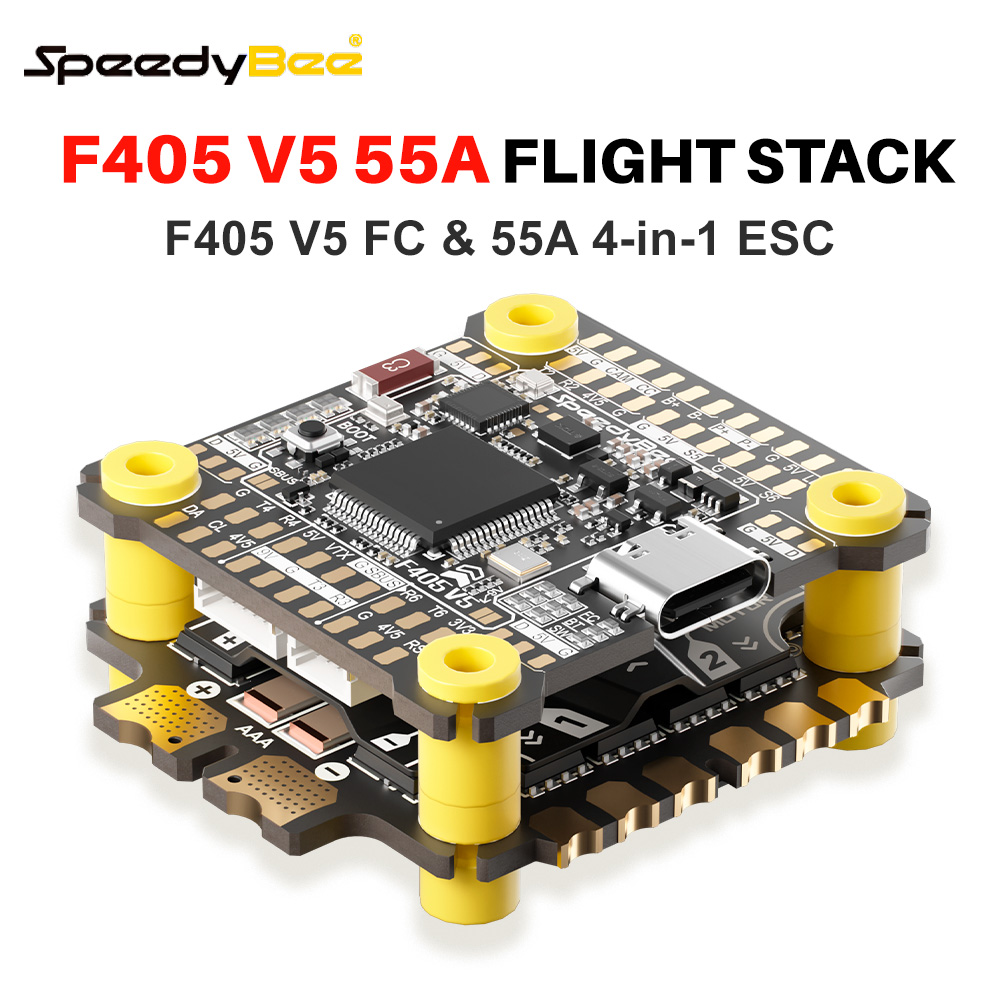 وحدة تحكم SpeedyBee F405 V5 مع - مراجعة Foxeer Reaper F4 128K 65A Esc وسعره