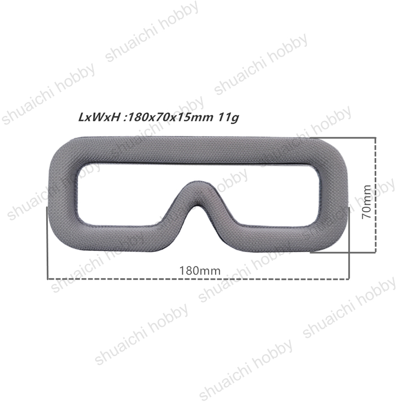 قناع عين لنظارات FPV مع وسادة  - مراجعة Skyzone Cobra X V2 Fpv Goggles وسعره